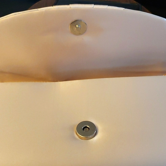 Gunne Sax by Jessica McClintock Pleated Clutch in Champagne - Picture 4 of 7